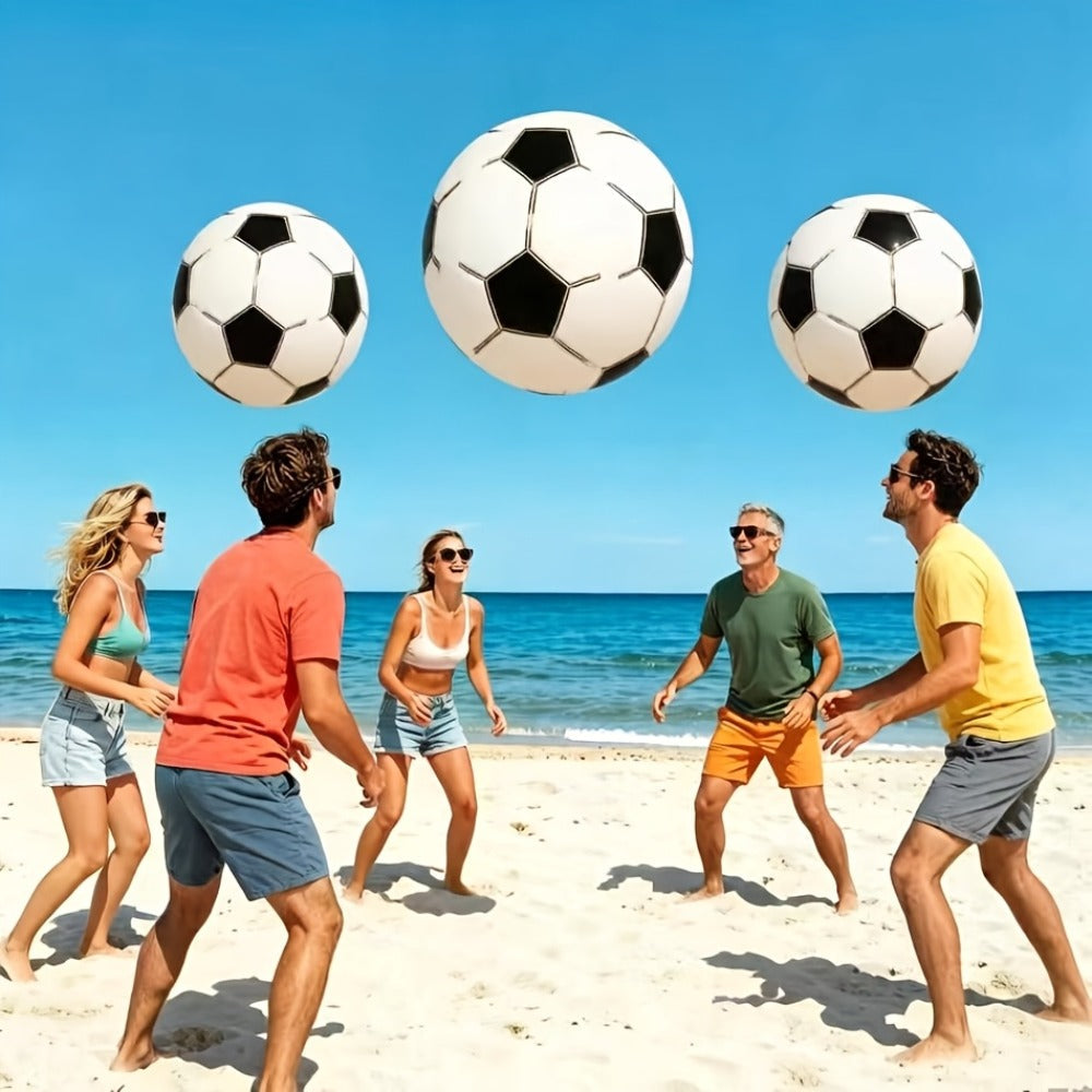 Bulk Inflatable Soccer Balls 16 Inch Colorful Outdoor Footballs Set of 4 8 or 12 for Pool Party Beach Soccer Kids Sports Birthday Field Day Summer Games