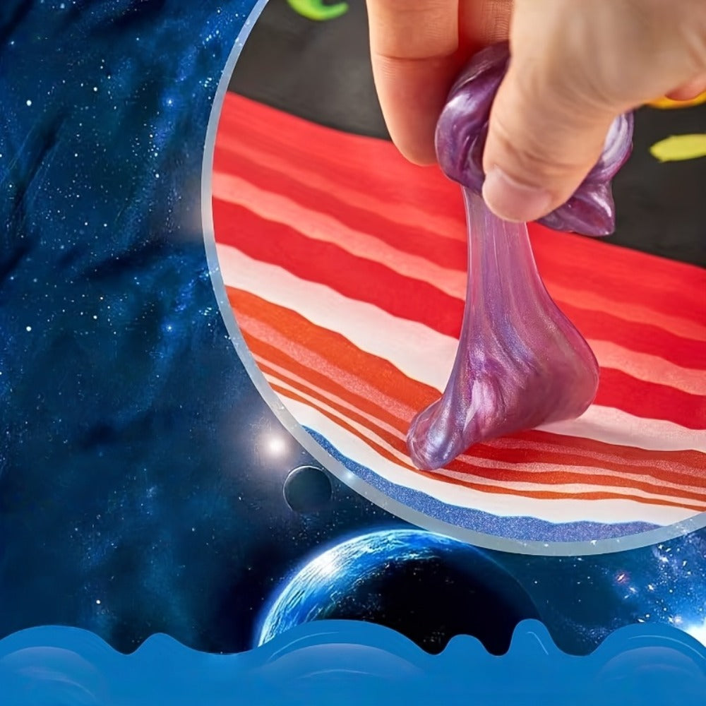Galaxy Slime Balls 36 Pack Party Favors – Non-Sticky Bendable Slime Spheres for Kids Birthday, Classroom Rewards, Halloween & Holiday Goodie Bags