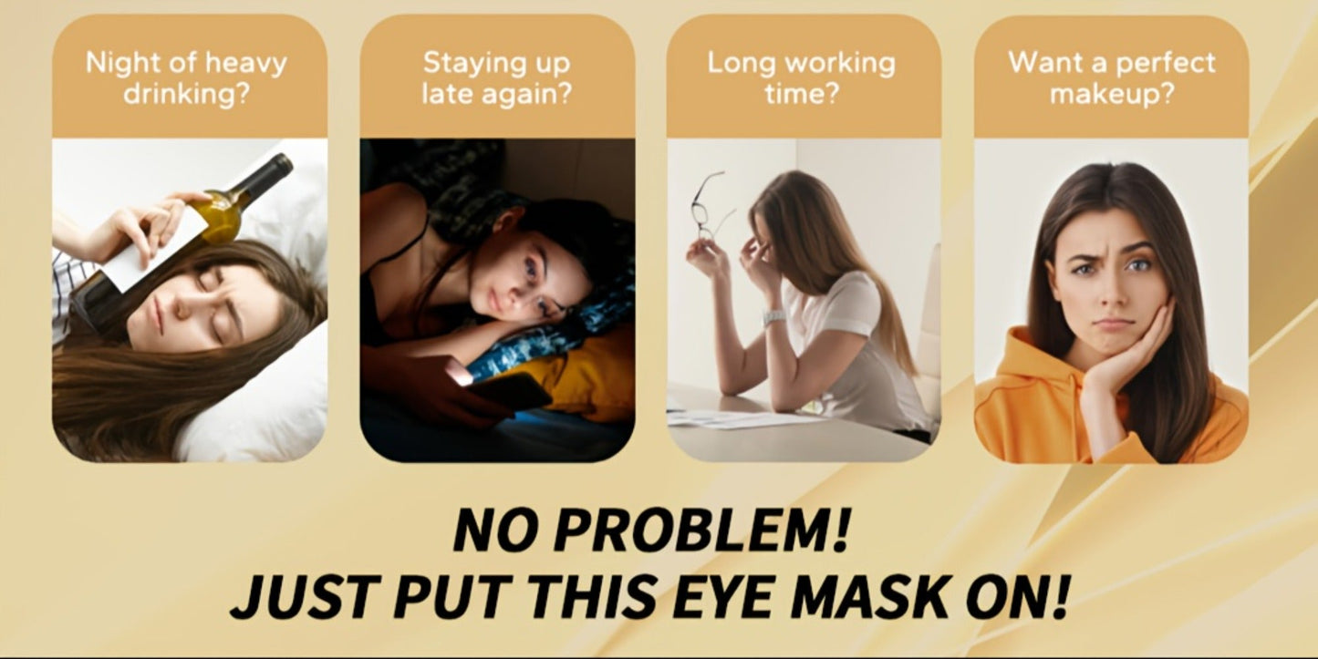 Under Eye Patches Collagen Gold 30 Pairs – Hyaluronic Acid Eye Masks Reduce Dark Circles Puffiness Fine Lines Hydrating Nourishing Spa Eye Care Gift for Women All Skin Types 1 Month Supply