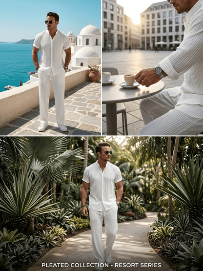 Men's Two-Piece Outfit Set - Short Sleeve 013925