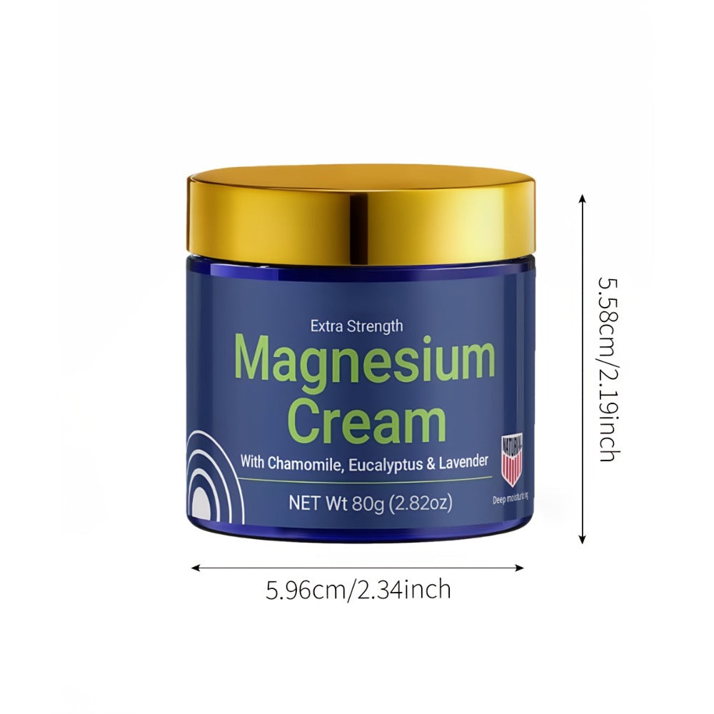Magnesium Deep Hydration Body Lotion 2-Pack — Fast Absorbing Non-Greasy Moisturizing Cream for Dry Skin, Skin-Friendly Formula for Office Workers Athletes Seniors Daily Body Care