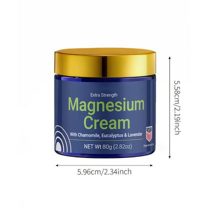 Magnesium Deep Hydration Body Lotion 2-Pack — Fast Absorbing Non-Greasy Moisturizing Cream for Dry Skin, Skin-Friendly Formula for Office Workers Athletes Seniors Daily Body Care