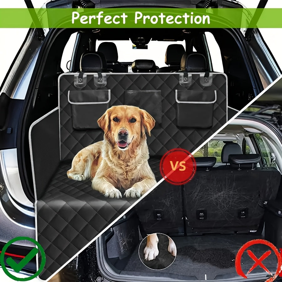 1pc Of Car Trunk Mat with Storage Bag, Anti Slip Bottom Pet Cargo Pad, Anti Slip Vehicle Trunk Protection Pad