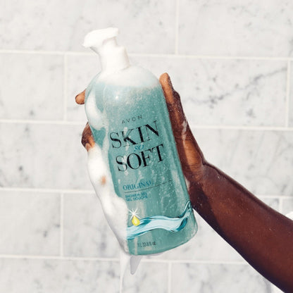 Jojoba Oil Moisturizing Shower Gel 33.8oz 2-Pack - Gentle Cleansing, Softening & Conditioning | Fresh Herbal Scent | All Skin Types | Dermatologist Tested