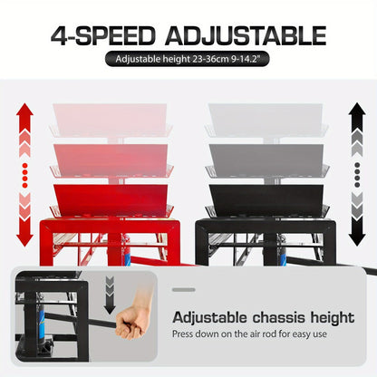 Hydraulic Car Ramps 2-Pack 11050 LBS 5T - Heavy Duty Iron Vehicle Lift Ramp 9"-14.2" for Oil Changes, Jack Support & Auto Maintenance