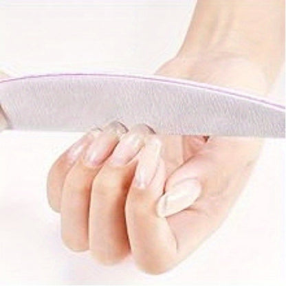 Nail Files and Buffers Professional 100 180 Grit Double-Sided Sanding Boards Reusable Polishing Blocks for Manicure Pedicure Salon Home Use Value Pack 20 or 35 Pieces