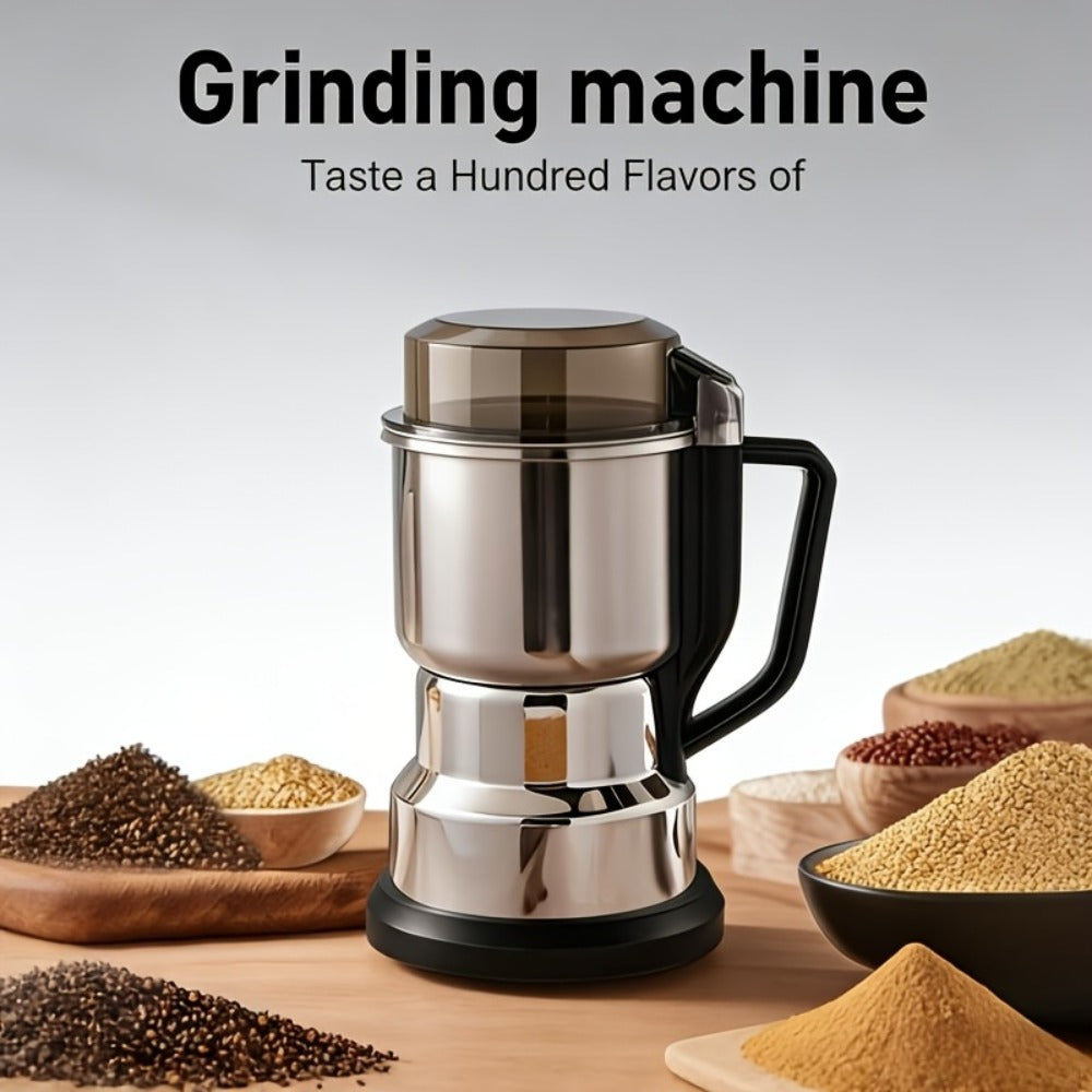 Electric Grain Grinder Mill – High-Speed Spice Coffee Herb Grinding Machine with Powerful Motor, Compact Design for Home Kitchen Use, 1 or 2 Piece Set Available
