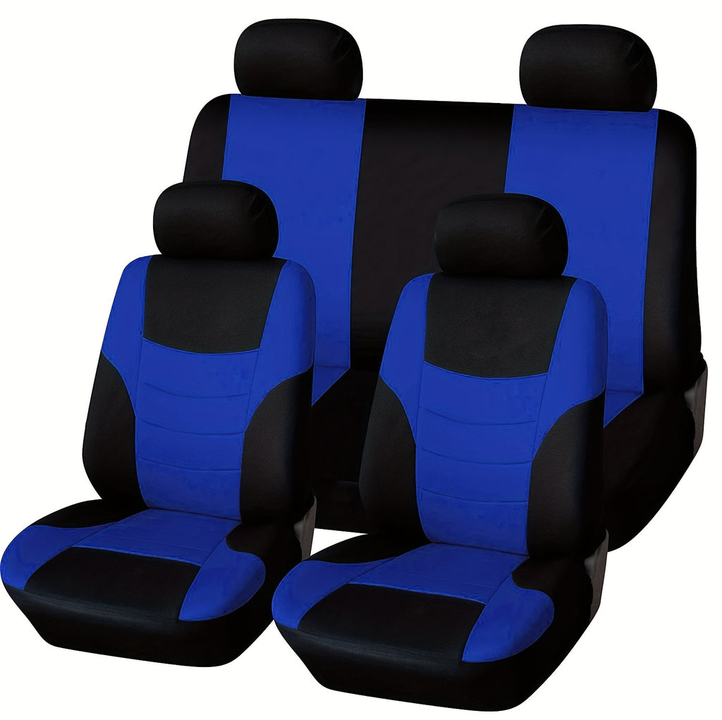 Car Seat Covers for Five Passengers, Made of Breathable Fabric, Suitable for All Seasons, Durable, And Compatible with Most Five-Seater Vehicles Available