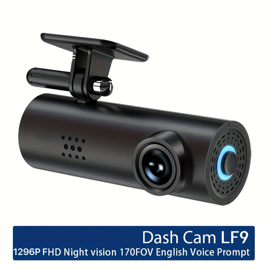 Dash Cam 1296P WiFi Car Camera, Dash Camera for Cars, Front Camera 1296P, Dashcam for Cars, WDR, Loop Recording, G-Sensor, 24 Hours Parking Monitor, Support 128GB Max