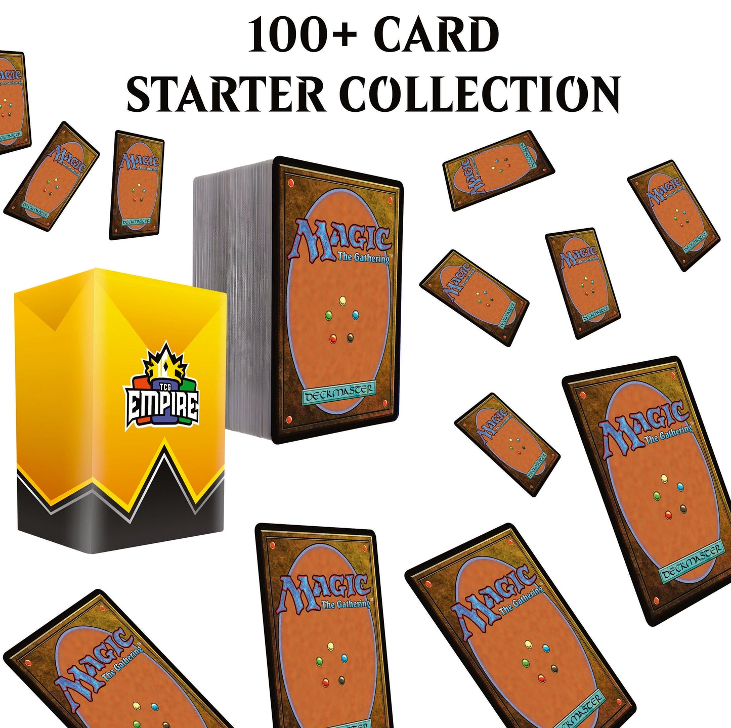 MTG 100 Card Collector Bundle – Magic The Gathering 3 Guaranteed Mythic Rares + 10 Rares or Foils + TCG Storage Box, Assorted Sets Final Fantasy Modern Horizons, Gift for Players & Collectors