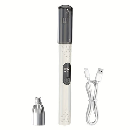 Nose Hair Trimmer Electric – USB Rechargeable Stainless Steel Unisex Trimmer for Nose, Ear & Eyebrow Hair, No-Pull Painless Cutting, Portable Stylish Design for Men & Women