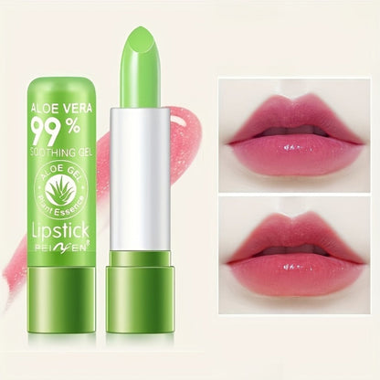pH Color Changing Lipstick Aloe Squalane — Magic Green to Pink Formula, Long-Lasting Moisturizing Glossy Lip Color, Personalized Shade Reactive Tint, 6-Pack & 12-Pack Gift Set for Women