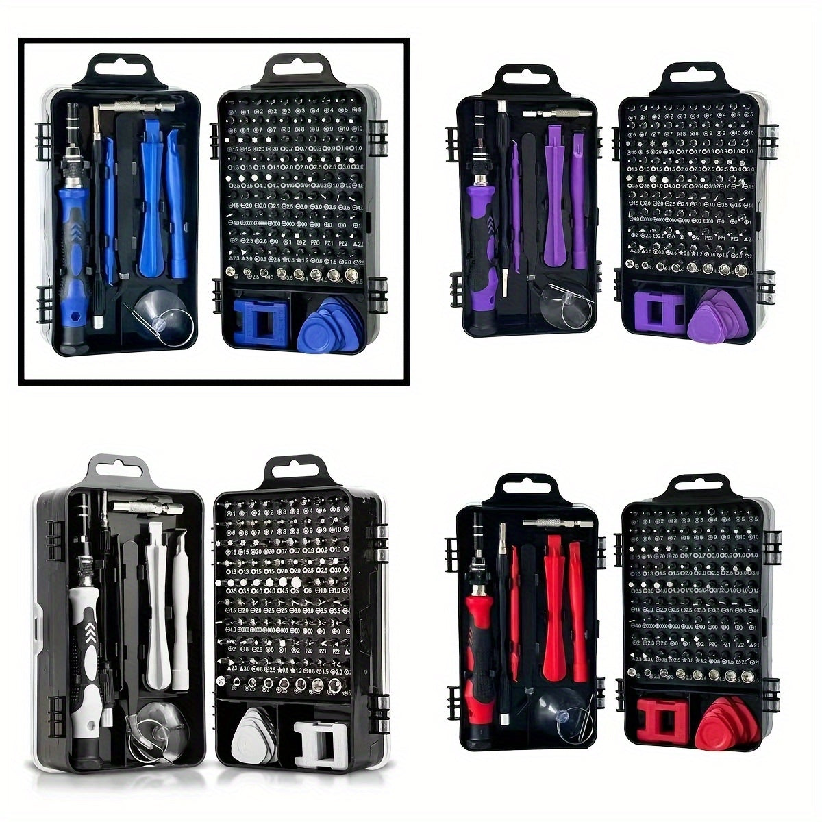 [Upgrade Screwdriver Set] 115-in-1 Upgrade Screwdriver Set| Strong Magnetic High Hardness Multifunctional Disassembly Complete Set of Tools with Special-shaped Bits
