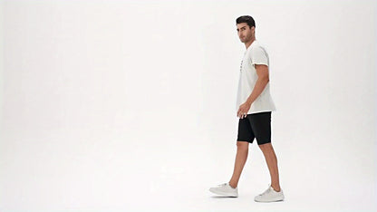 Men's Solid Color Henley Shirt - Collared Short Sleeve 408101