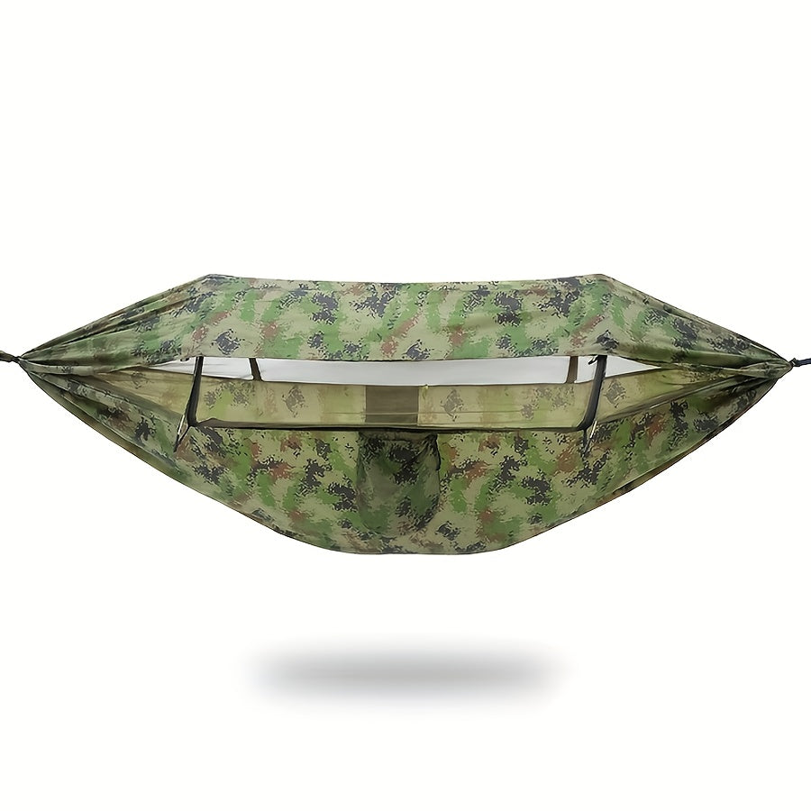 Camping Hammock with Mosquito Net, 210T Nylon, 265lbs Cap.
