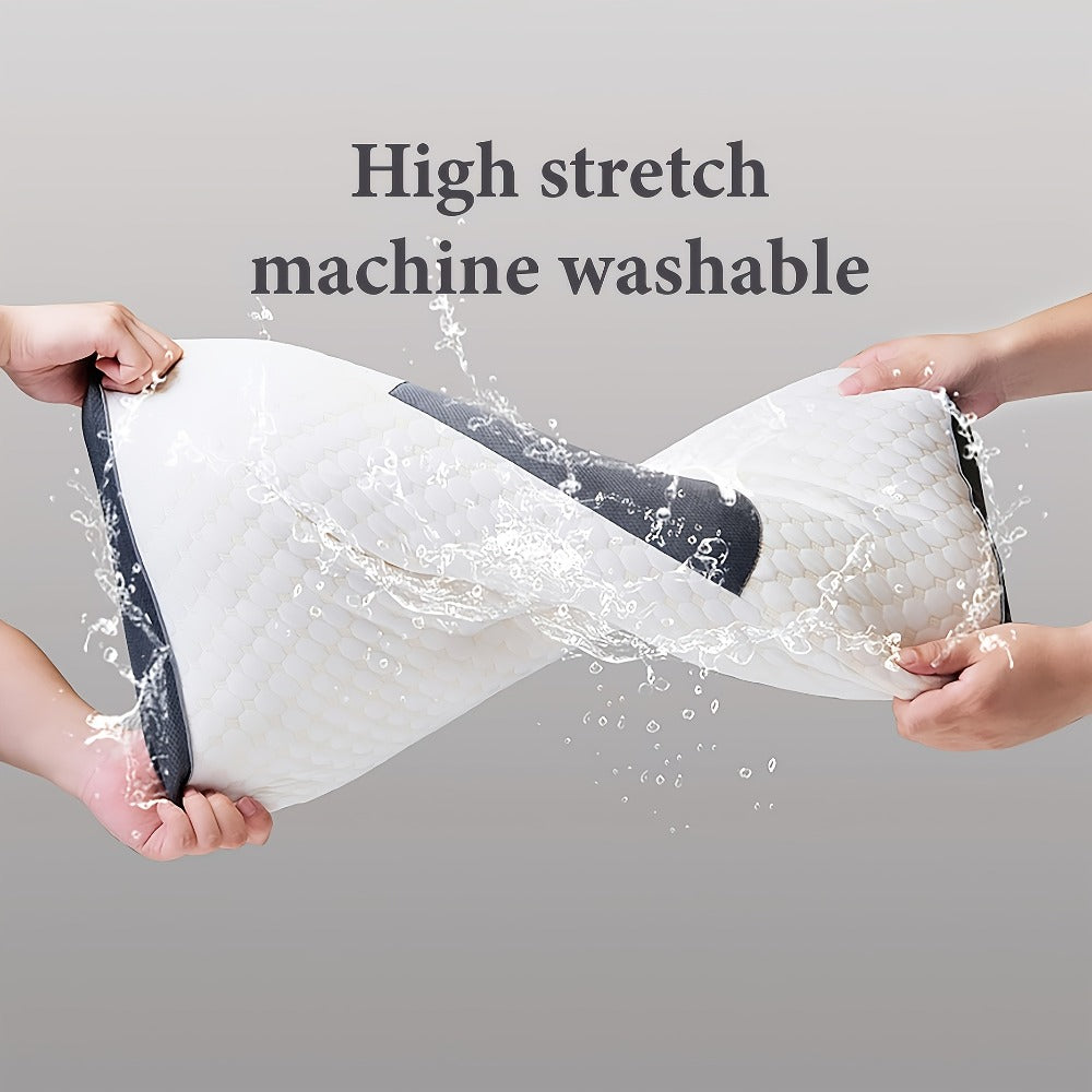 Neck Support Pillows 2 Pack Ultra Soft Premium Bed Pillows with Removable Machine Washable Covers Breathable Fabric for Deep Sleep Bedroom Home Decor Multiple Colors