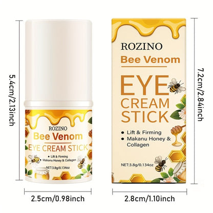 Bee Venom Collagen Under Eye Cream 3.8g — Instant Lifting Deep Moisturizing for Dark Circles Puffiness Fine Lines Wrinkles Hypoallergenic Anti-Aging Eye Treatment All Skin Types Women Men
