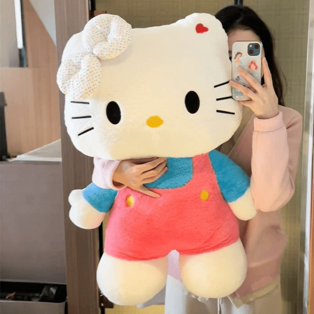 Hello Kitty Large Plush Doll 16 Inch 40cm Sanrio Kawaii Stuffed Animal Oversized Pillow Soft Toy Collectible Birthday Christmas Gift for Girls Teens