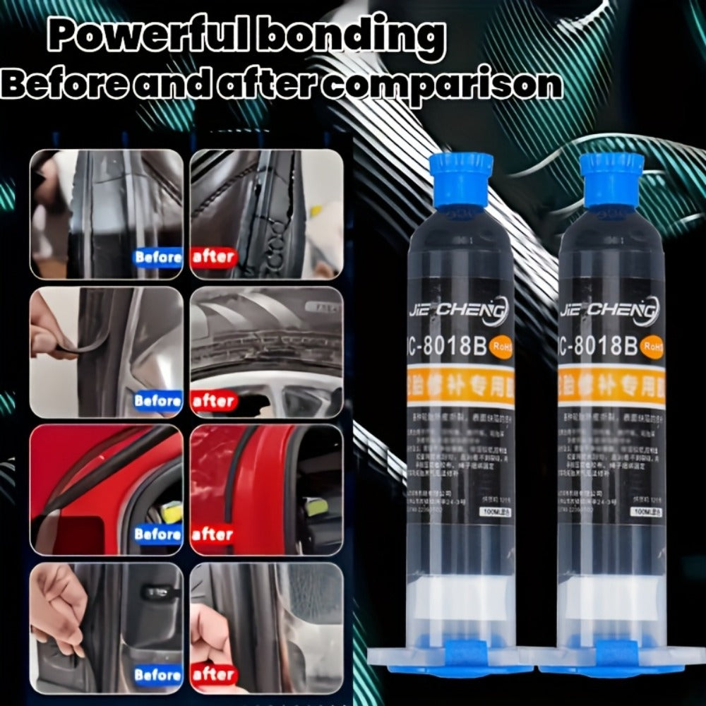 Heavy-Duty Rubber Adhesive for Automotive Repairs – High-Strength Quick-Cure Glue for Gaskets, Hoses & Seals