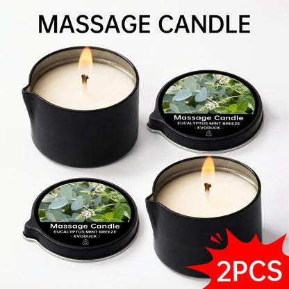 Luxury Soy Wax Candle 2-in-1 Massage Body Oil Essential Oil 20+ Scents 1pc 2pcs 6pcs Warm Moisturizing Lotion Spa Nail Salon Wedding Valentine Christmas Gift
