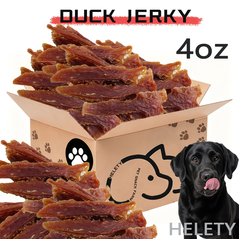 Duck Jerky Dog Treats Bundle High Protein Chews Grain Rawhide Free Daily Snacks for Small Medium Large Breeds Duck Lovers Dried Meat Bites Duo
