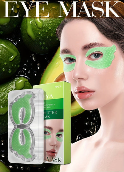 Collagen Eye Mask with Shea Butter & Avocado Oil - Hydrating Under Eye Patches for Dark Circles, Puffiness & Fine Lines, Deep Firming Eye Care 3 Boxes