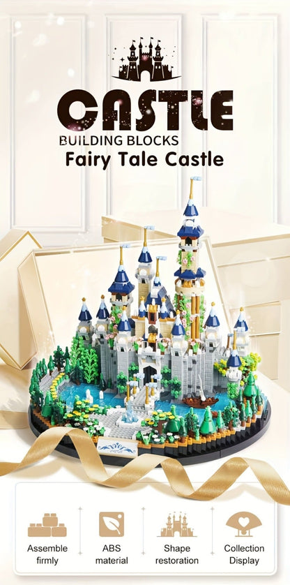 3600PCS Princess Castle Building Blocks Fairytale Palace STEM Micro Brick Architecture Kit for Girls Ages 8+ – Creative Birthday Christmas Valentine's Day Gift, Home Room Decor Display Piece