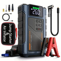 4000A Peak Car Jump Starter with Air Compressor, All-in-One Portable Battery Jump Starter & Tire Inflator, Suitable for 2.38 Gal Gas/ 1.98 Gal Diesel Engines, Car Battery Charger with LED Light & USB Power Bank Function, Car Jump Starter