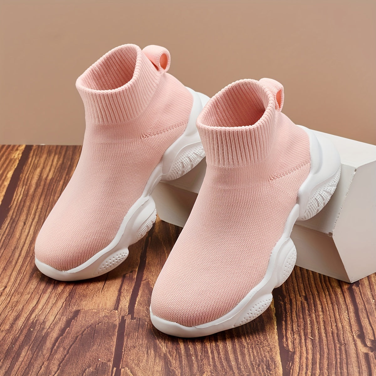 Kids Sock Sneakers - Breathable High-Top Running Shoes