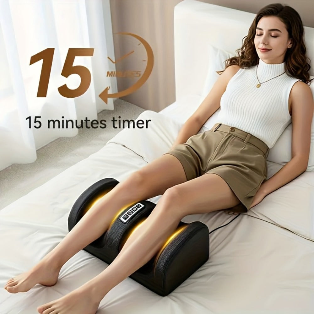 Foot Massager Multifunctional Acupressure - Electric Massage Tool for Foot, Leg, Arm & Plantar Relief, Relaxation & Pain Relief, Perfect Gift for Men & Women, Birthday & Holiday, Black or Red