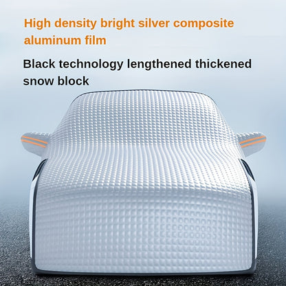 Windshield Snow Cover & Sun Shade Universal Fit – Thickened All-Season Front Window Frost Ice Guard & UV Sunshade Protector for Cars SUVs Trucks