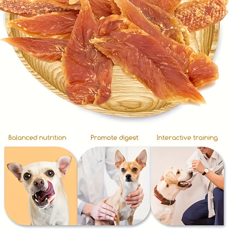 Dehydrated Chicken Dog Treats – Natural High-Protein Snacks for Small Medium Large Breeds Training Reward 100g 200g 500g