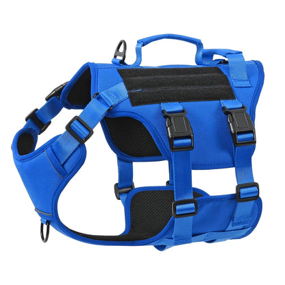 Escape Proof Dog Harness Soft Padded Full Body Vest – Reflective Adjustable No-Pull Harness with Lift Handle & Leash Clip for Large Dogs, S–XL, 6 Colors