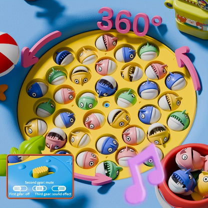 Magnetic Fishing Game for Kids 66 Pieces – Ocean Fishing Toy Set with Rods for Toddlers Ages 3 4 5 6, 1-8 Players, Birthday Gift for Boys & Girls