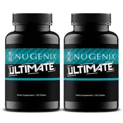 Men's Vitality Supplement Capsules — Nugenix Ultimate Formula for Testosterone Support, Male Energy & Strength | Daily Performance Booster for Men Over 40 | 120 Capsules Per Bottle | 1, 2 or 3 Bottle Pack