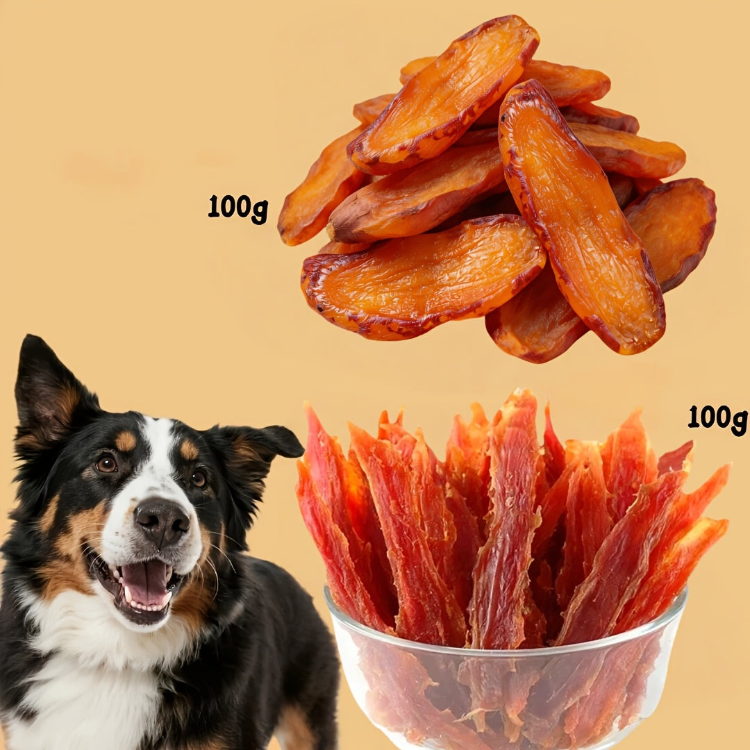 Natural Dog Treats Set Duck Chicken Milk Stick Sweet Potato Grain Free High Protein Low Fat Dental Health Gift Box Combinations for Dogs