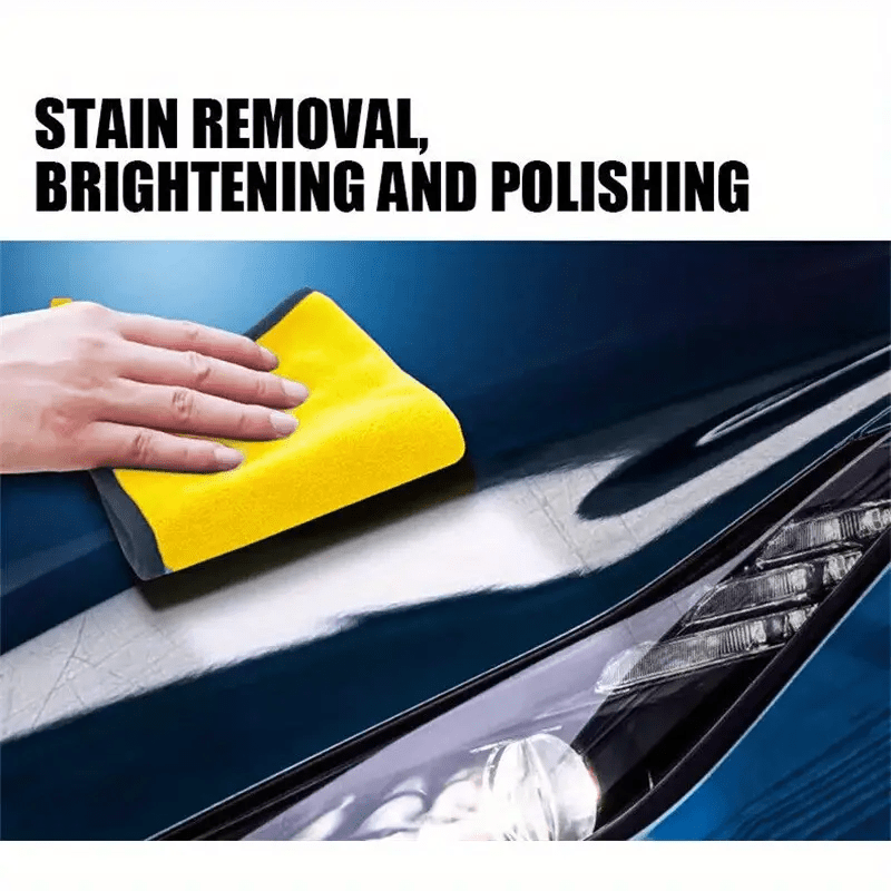 Car Scratch Remover Kit – Paint Scratch Repair Wax with Sponge & Towel, Deep Scratch Polish for All Vehicles