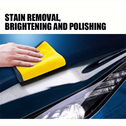 Car Scratch Remover Kit – Paint Scratch Repair Wax with Sponge & Towel, Deep Scratch Polish for All Vehicles