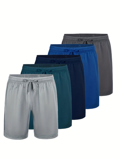 Men's Athletic Shorts - Drawstring Waist With Pockets Modern Style