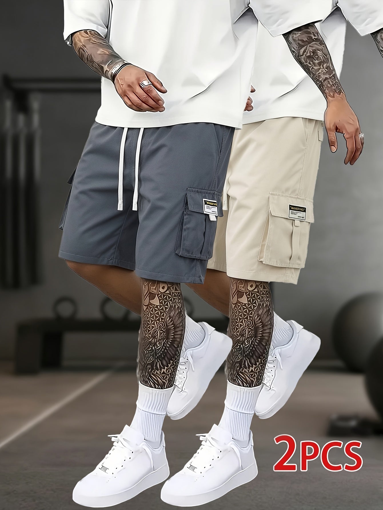 Men's Cargo Shorts - Multi Pocket Weekend Style 153573
