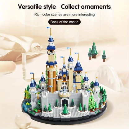3600PCS Princess Castle Building Blocks Fairytale Palace STEM Micro Brick Architecture Kit for Girls Ages 8+ – Creative Birthday Christmas Valentine's Day Gift, Home Room Decor Display Piece