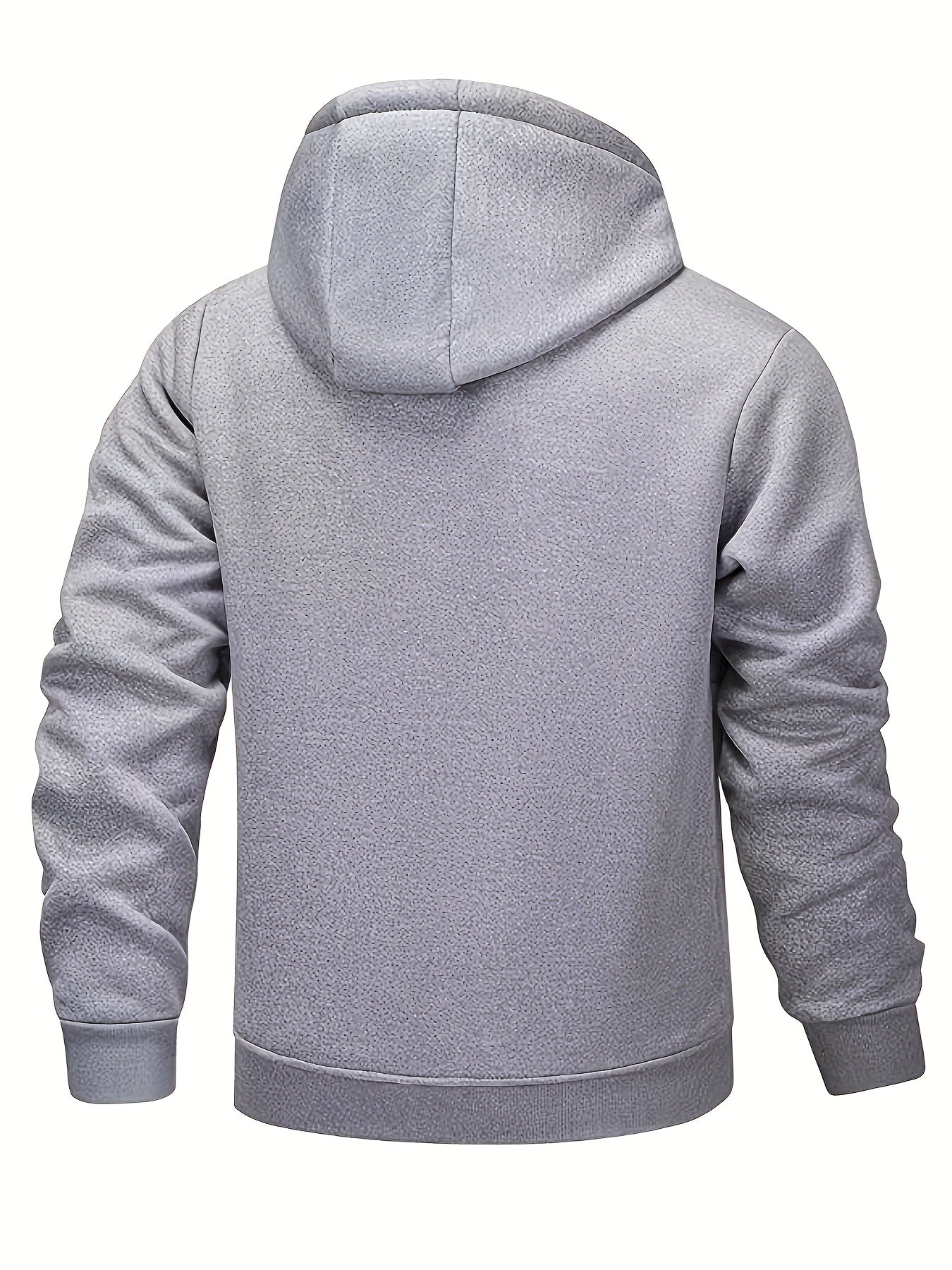 Men's Versatile Fleece Zip-Up Hoodie