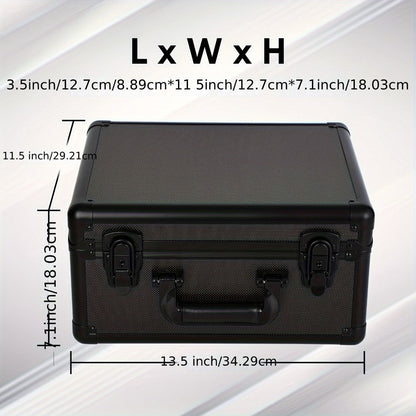 Graded Card Slab Storage Box 3-Compartment for PSA BGS FGS SGC – Premium Black Carrying Case 13.5x11.5x7.1 Inch Protects Slabs and Sleeved Cards, Trading Card Collector Organizer