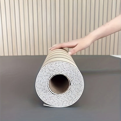 3D Wood Grain Wall Panels Self-Adhesive Peel and Stick Soundproof Grid Board Thick Matte Finish Wallpaper for Walls Ceilings Curved Surfaces Home Decor Easy Install