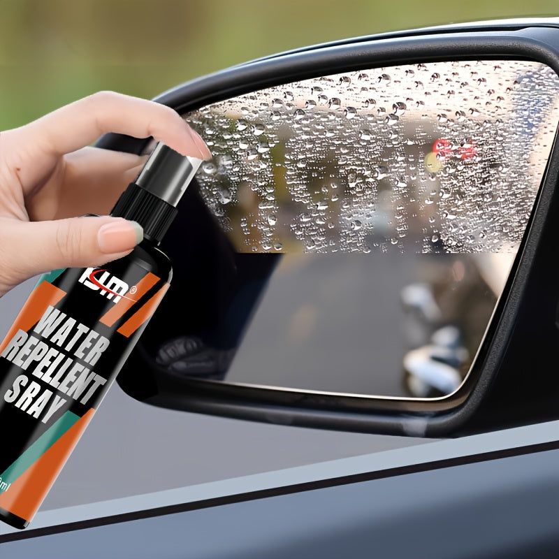 KJM 3.38oz Car Windshield Spray Waterproof And Anti-Fog Agent, Car Glass Oil Film Remover, Hydrophobic Coating Anti-Fog And Rainproof, Suitable for Car Window Windshield Wipers. Must-Have for Home And Car Beauty Shop | Car Maintenance