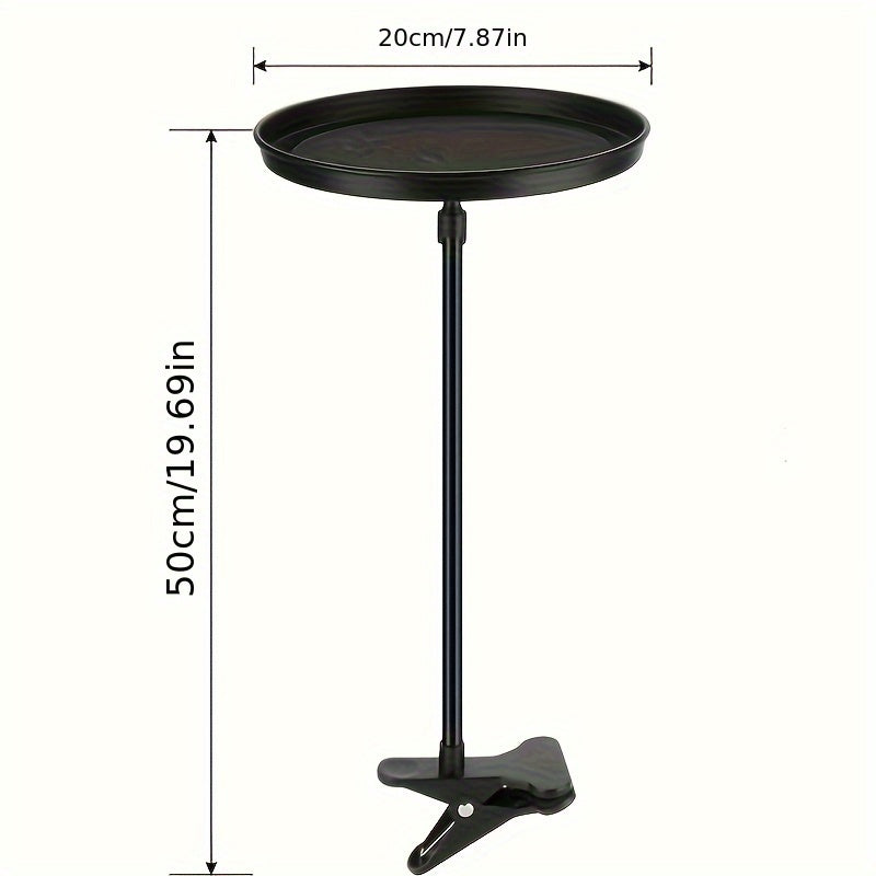 A Versatile ABS  Tableware Tray, Adjustable 360 Degrees, Non-slip, Can Store Drinks And Snacks, Suitable for Various Model Sizes, Durable  Interior Accessories, Suitable for Travel As Well As Outdoor Activities