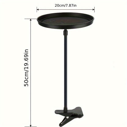 A Versatile ABS  Tableware Tray, Adjustable 360 Degrees, Non-slip, Can Store Drinks And Snacks, Suitable for Various Model Sizes, Durable  Interior Accessories, Suitable for Travel As Well As Outdoor Activities