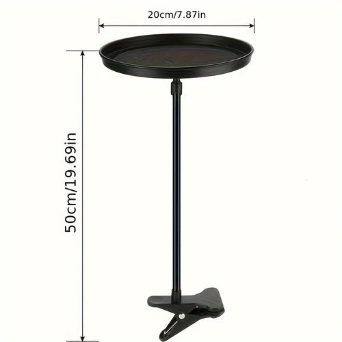 A Versatile ABS  Tableware Tray, Adjustable 360 Degrees, Non-slip, Can Store Drinks And Snacks, Suitable for Various Model Sizes, Durable  Interior Accessories, Suitable for Travel As Well As Outdoor Activities
