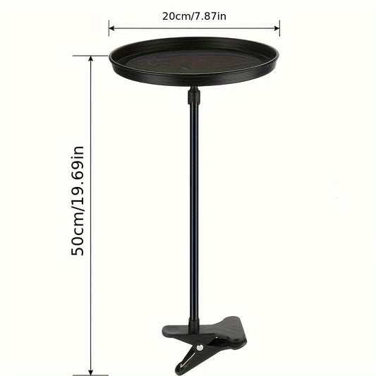 A Versatile ABS  Tableware Tray, Adjustable 360 Degrees, Non-slip, Can Store Drinks And Snacks, Suitable for Various Model Sizes, Durable  Interior Accessories, Suitable for Travel As Well As Outdoor Activities