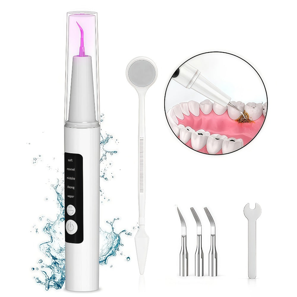 Electric Toothbrush Kit with LED Light & 5-Mode Adjustment – 3 Brush Head Accessories, Deep Cleaning Oral Care Set for Home Use, Great Gift for Mother's Day, Father's Day & Birthdays